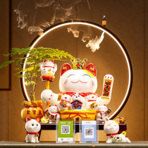 Lucky cat ornaments automatic shaking hands Company shop shop opening gift cashier front desk Home living room Lucky cat