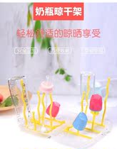Baby bottle drain rack baby dust-proof dry drying storage household bracket water cup size storage box