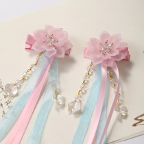 Hanfu headdress children Princess hairclip costume accessories girl tassel step shake little girl hair card ancient style hair accessories