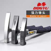  Japan imported Tu Niu DOGYU hammer Brick hammer flat head duckbill hammer Mud tile electrician fitter sheet metal hammer Geological hammer
