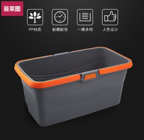 New plastic mop pool with water simple washing mop basin Plastic bathroom rectangular portable household large