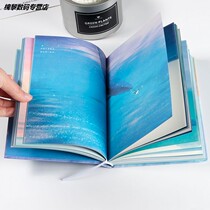 One-hand account book color page simple ins Japanese hand book Diary horizontal line illustration notebook girl literature and art