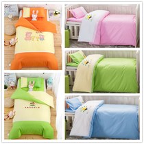 Kindergarten quilt three pieces of pure cotton summer sleeping baby nap spring and autumn six pieces of core children all cotton bedding