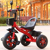 Childrens tricycle Bicycle trolley Baby stroller Childrens bicycle 1-2-3-6-year-old stroller toy
