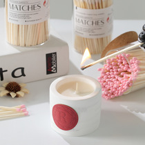 Scented candles special color head match bottle lengthened color head match stick Creative art fire material Tanabata Festival gift