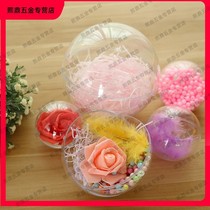 Plastic ball hollow acrylic ball high transparent Christmas ball decoration forever flower ball mall layout shop