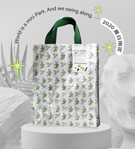CILINPARK is the original design of green green tear can not rotten hand tote bag DuPont paper bag real shot