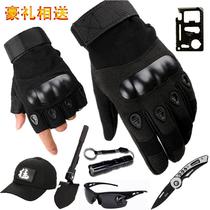 Full finger gloves male riding autumn and winter outdoor locomotives motorcycle military fans missing special forces semi-finger gloves tactical gloves