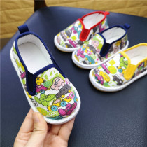 Spring and Autumn Baby Cloth Shoes Handmade Layers A Pedal Old Beijing Cloth Shoes Boy 2-year-old 4-year-old Kindergarten Activity Shoes