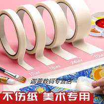 High-viscosity texture paper tape can be written paper tape paint masking decoration mask decoration fabric hand tear tape