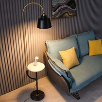 Nordic fishing floor lamp tea table integrated living room bedroom bedside lamp simple modern reading light luxury vertical desk lamp