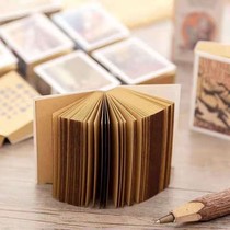 Gemini creative mini Matchbox sticky note book can be torn retro portable student portable notebook