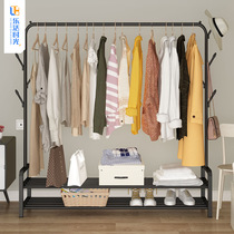 Clothes hanger floor clotheshorse Bedroom drying clothes hanger Easy clotheshorse folding indoor balcony clothes rack hanging clothes hanger