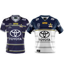 2021 Australia Queensland Cowboys Home and Away Olive shirt Mens Top Cowboy Rugby jerseys