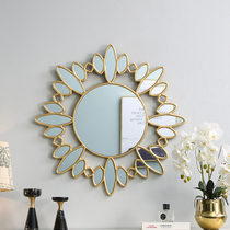 Nordic dining side gallery mirror American hotel living room decoration corridor fireplace Art Wall Wall creative mirror