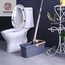 Car wash mop bucket large capacity sponge rinse mop basin plastic household rectangular single barrel thickened folding floor tow bucket