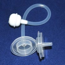 Wide glass hose Inner straw Expansion tube Hose Universal surface caliber Plastic accessories Gas gravity bottle ball