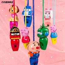 Whistles Children Toys Non Toxic Cartoon Cute Whistle Safety Gift Shake Soundport Whistle Kindergarten Baby Training
