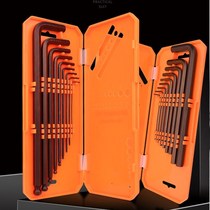 Industrial grade s2 Boxed plum blossom inner hexagonal wrench set Screwdriver hexagonal key 6 Hexagonal prismatic tool Hexagonal l-shaped