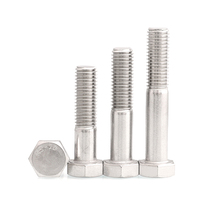 M6M8M10 stainless steel 304 half tooth external hexagon screw half thread bolt half buckle screw * 30 35 40 50