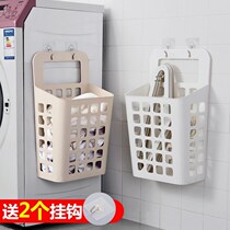 Shower room to put clothes on the wall Dirty Laundry Basket Toilet Clothes Contained toilet Dirty Underwear Socks Home