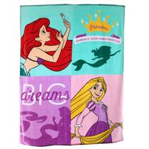 Day single cotton summer children adult cartoon towel quilted air-conditioned blanket single sheet mermaid Rapunzel