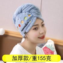 Net red thick dry hair hat female super absorbent quick-drying bag headscarf wipe hair artifact towel shower cap 2021 New