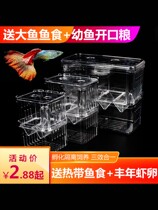 Guppy fish breeding box fish tank isolation box birth box mother fish raw small fish separation delivery room incubator