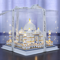 Taj Mahal DIY handmade girls high sense girlfriends send girlfriend birthday gifts Lego bricks toys