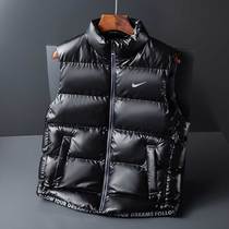 Large size Nike new vest mens waistcoat loose jacket casual jacket winter Tide brand vest wear down jacket