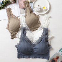 Tapless underwear womens vest lace sexy small chest comfortable beauty back sling