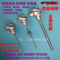 WZP-130 WZPK-131 PT100 Armored thermal resistance Platinum thermal resistance thermocouple temperature sensor