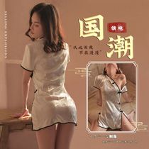 Flirty lingerie Sexy free from fire Hot Bed Passion Suit Uniform Seductive Pyjamas Midnight Charm Qipao Woman
