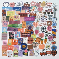 South Korea Ouyang Nana with mazzzzy sticker ins decoration mobile phone ipad milk tea coffee cup computer sticker