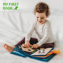 myfirstbook Montessori Early teaching Bubbites Biting Appeasement Toys Baby Cognition Book Baby Beginner version