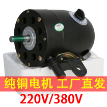 Industrial horn floor powerful fan motor 750 high power wall-mounted pure copper wire 380V Cast Iron Head