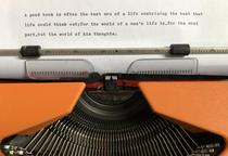Vintage]OLYMPIA Olympia orange metal shell old-fashioned English typewriter can be used normally