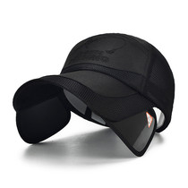 Golf cap men and women sunscreen sunbeds Summer thin retractable peak golf draw pull hat along a breathable hat