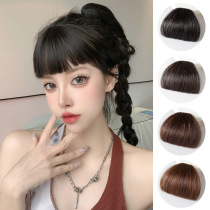 Eyebrow wig piece two-dimensional Qi banghai patch real hair head curtain natural invisible air Liu Hai film