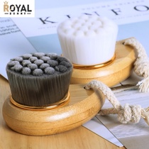 Noboni face brush Manual cleansing brush Cleansing artifact Bath brush Deep cleaning to blackhead Bamboo charcoal soft brush