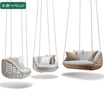 Outdoor ins birds nest hanging chair double net red basket balcony swing lazy man home hammock indoor cradle rattan chair