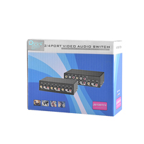 Suitable for AV switcher four in one out audio and video converter 3rca switching TV audio and video switcher