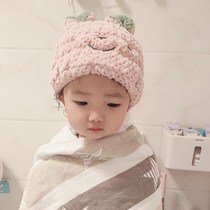 Export Japanese childrens dry hair cap absorbent girl quick-drying shampoo shower cap baby dry hair towel cute thick towel
