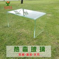 Hot curved stairs handrail steel ultra-white shaped glass custom fish tank tea several points to dish display cabinet partition