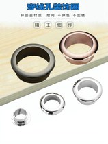 Computer desk threading hole cover threading box decorative ring opening table hole round hole cover hole decorative cover wire hole cover