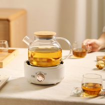 Health pot Household multi-functional small mini glass tea maker furnace old white tea black tea special tea pot 1 person