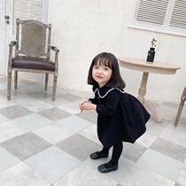 Childrens dress autumn girls Spring and Autumn Childrens princess dress baby skirt 2021 New Korean version of foreign style fashion