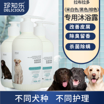 Jane Zhile black Labrador special shower gel bacteria deodorization and itching acaricidal dog bath supplies