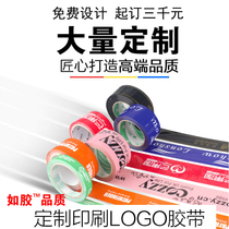 High-volume tape custom logo printing to pattern tape custom design sealing tape two-dimensional code printing