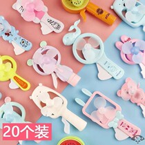 Child Hand Small Fan Mini Handheld Portable Portable Summer Simple Bed Practical Six-One Cartoon Carry-on
